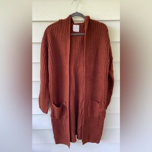 NWT CJLA Dawn Cardi in Brick